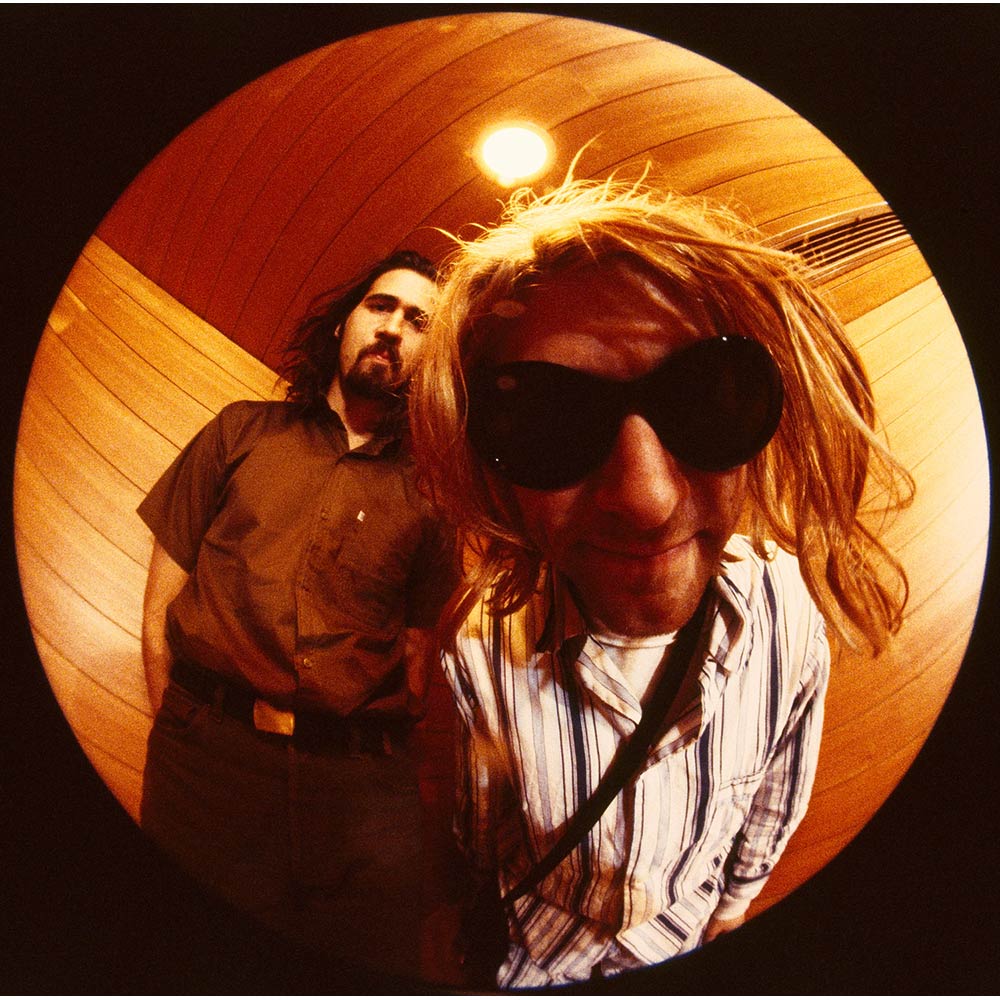 NIRVANA ニルヴァーナ - Kurt Cobain & Krist Novoselic / Lサイズ / 1点のみ / インテリア額 - PGS